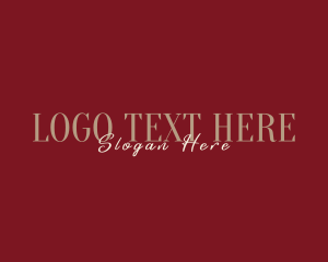 Clothing - Elegant Script Business logo design