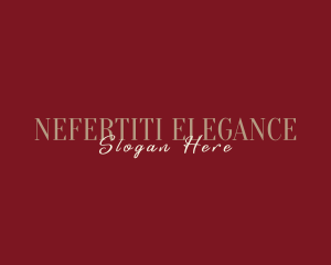 Elegant Script Business logo design