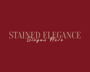 Elegant Script Business logo design