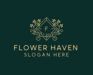 Flower Beauty Salon logo design