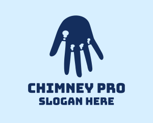 Chimney - Hand Factory Chimney logo design