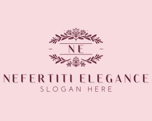 Garden Floral Wedding logo design