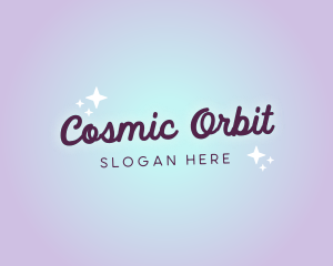 Astral Cosmic Sparkle logo design