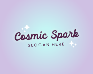 Astral Cosmic Sparkle logo design