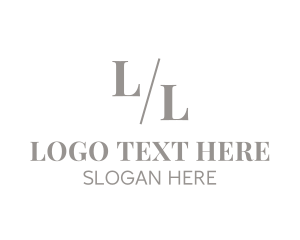 Lawyer - Simple Masculine Business logo design