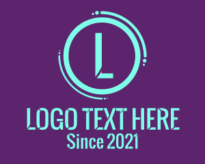 Music Production - Streaming Tech Lettermark logo design
