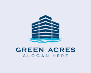 Lot - Premium Skyscraper Harbor logo design