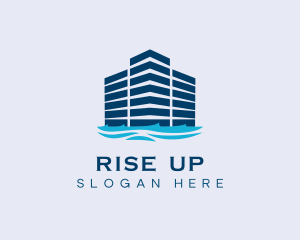 Premium Skyscraper Harbor logo design