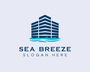 Coastline - Premium Skyscraper Harbor logo design