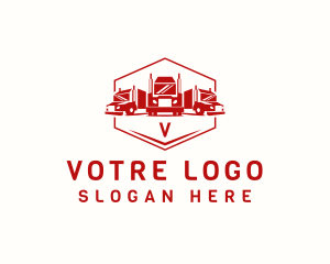 Delivery - Truck Delivery Garage logo design