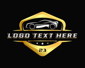 Racing Car Automotive Logo