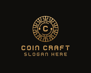 Coin - Crypto Digital Coin logo design