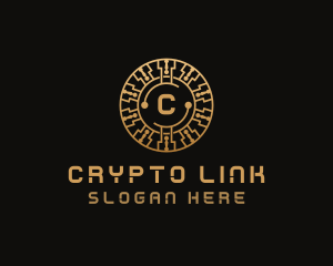 Crypto Digital Coin logo design