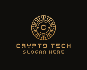 Crypto - Crypto Digital Coin logo design