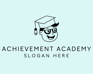 Graduation - Student Male Graduate logo design