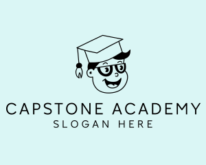 Graduation - Student Male Graduate logo design