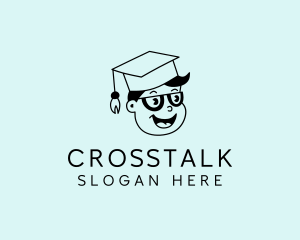 Eyeglasses - Student Male Graduate logo design