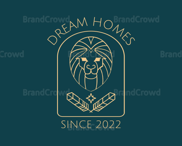 Elegant Lion Astrology Logo