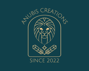 Elegant Lion Astrology logo design