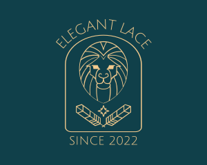 Elegant Lion Astrology logo design