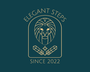 Elegant Lion Astrology logo design