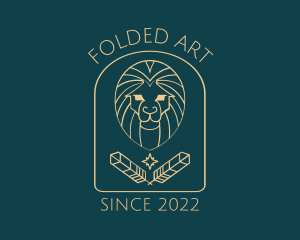 Elegant Lion Astrology logo design