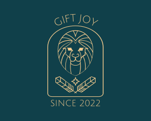 Elegant Lion Astrology logo design