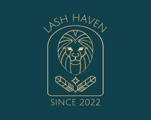 Elegant Lion Astrology logo design