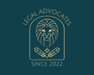 Elegant Lion Astrology logo design