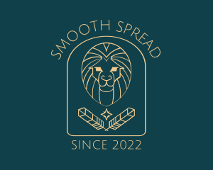 Elegant Lion Astrology logo design