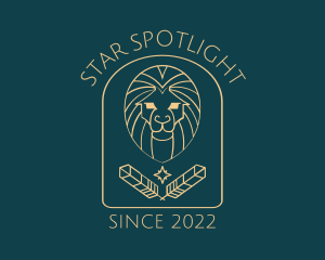 Elegant Lion Astrology logo design