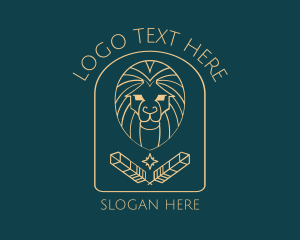 Elegant Lion Astrology Logo