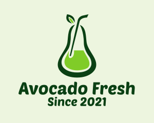 Avocado - Tropical Avocado Juice logo design