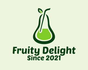 Fruity - Tropical Avocado Juice logo design