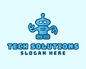 Tech Robot Toy Logo