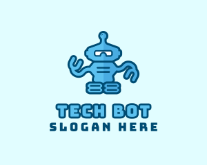 Android - Tech Robot Toy logo design