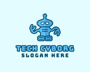 Cyborg - Tech Robot Toy logo design