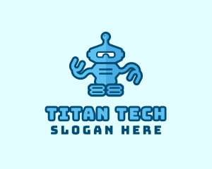 Tech Robot Toy logo design