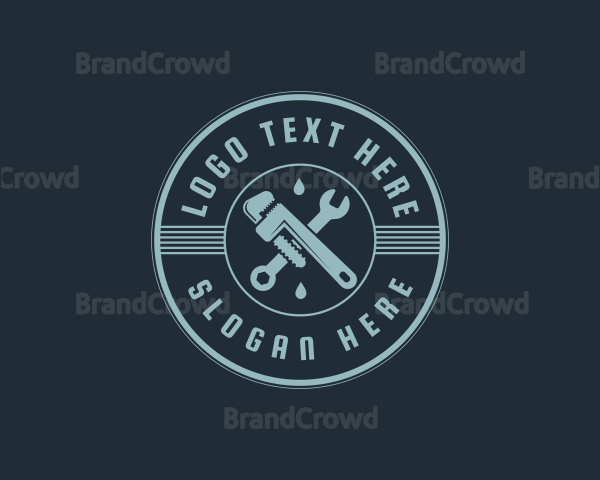 Handyman Wrench Tools Logo