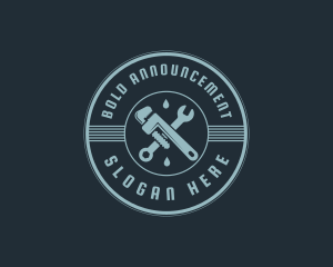 Handyman Wrench Tools Logo