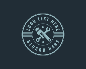 Handyman Wrench Tools Logo