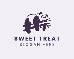 Wild Panda Bear logo design