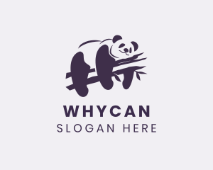 Sanctuary - Wild Panda Bear logo design