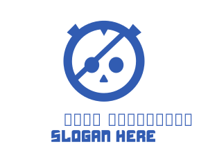 Gamer - Blue Pirate Circle logo design