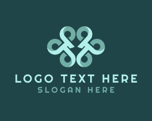 Blue - Sleek Symmetrical Decor logo design