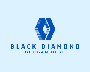 Diamond Modern Business logo design