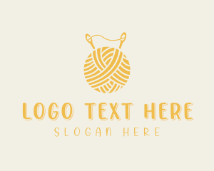 Handcrafter - Yarn Crocheting Embroidery logo design