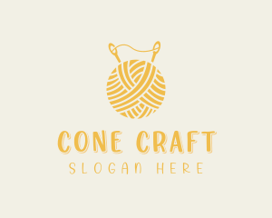 Yarn Crocheting Embroidery logo design