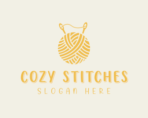 Yarn Crocheting Embroidery logo design