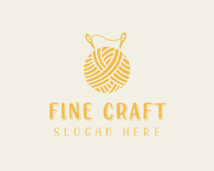 Yarn Crocheting Embroidery logo design